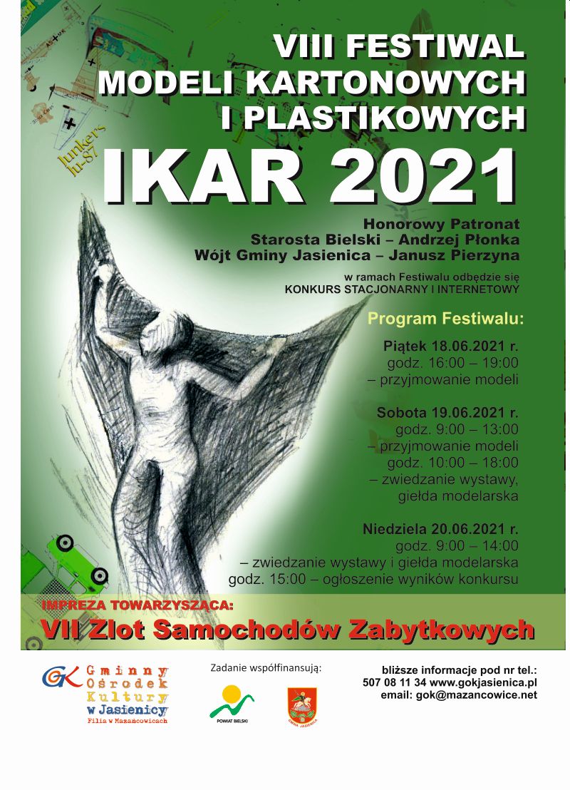 Festiwal Ikar 2021 - plakat